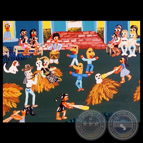 FIESTA CAMBA RA’ANGA , 1999 - Acrílicos de YSANNE GAYET